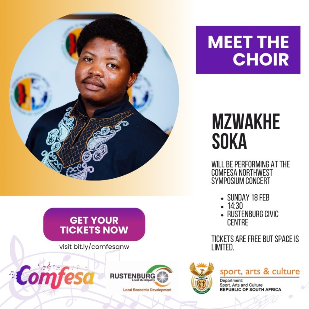 Mzwakhe Soka COMFESA North West Symposium Choir Promo