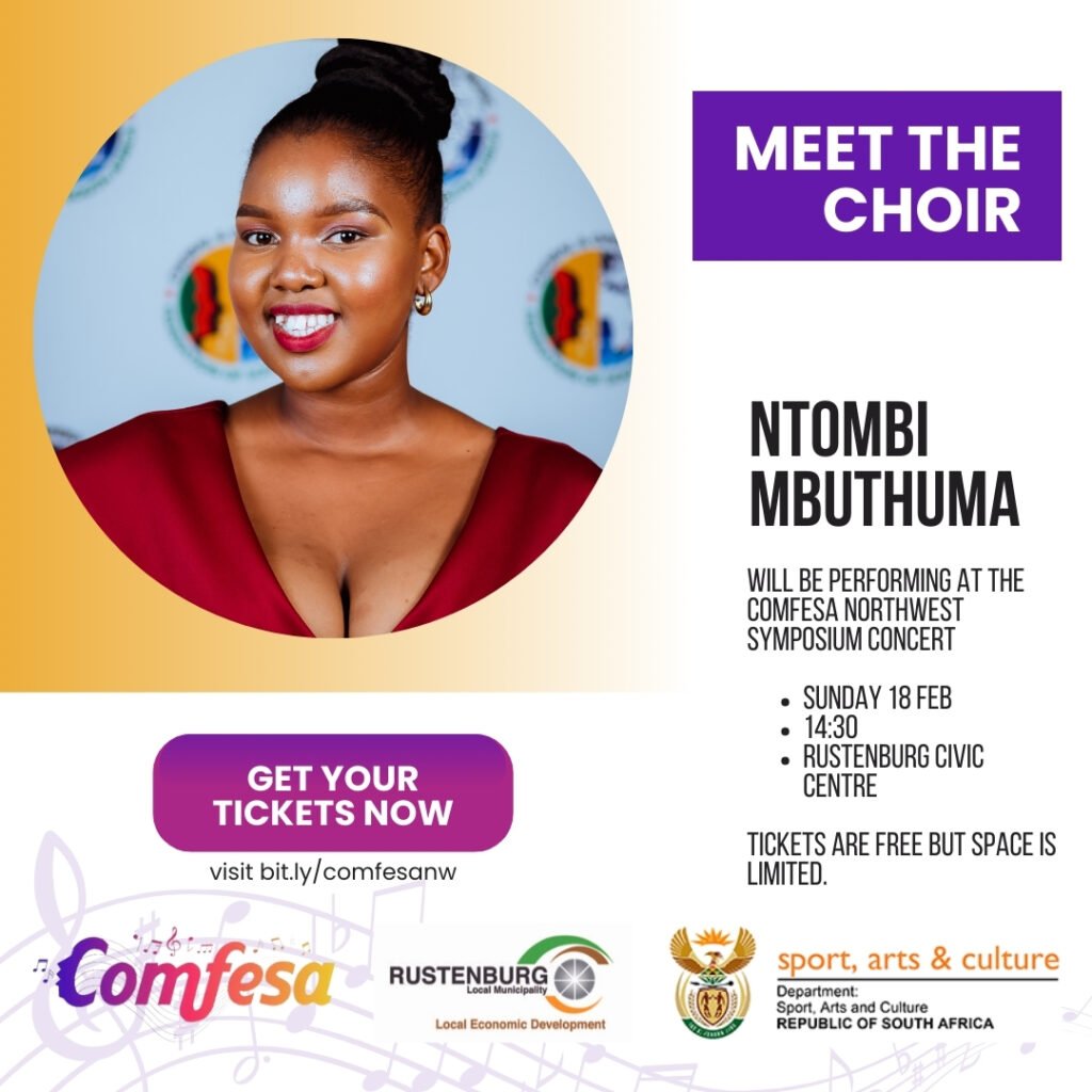 Ntombi Mbuthuma COMFESA North West Symposium Choir Promo